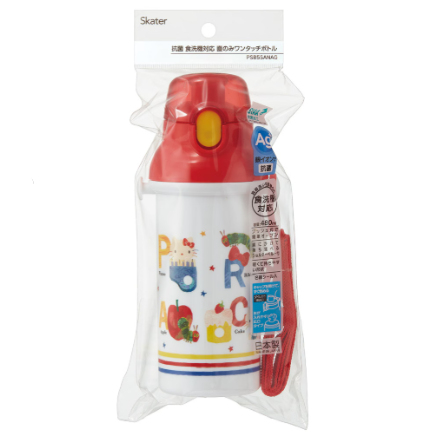 (Pre-Order) Skater + The Very Hungry Caterpillar  Plastic Water Bottle, 480ml