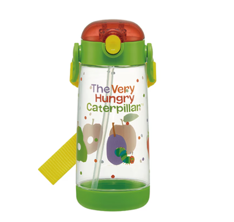 (Pre-Order) Skater + The Very Hungry Caterpillar One-Push Straw Bottle 480ml