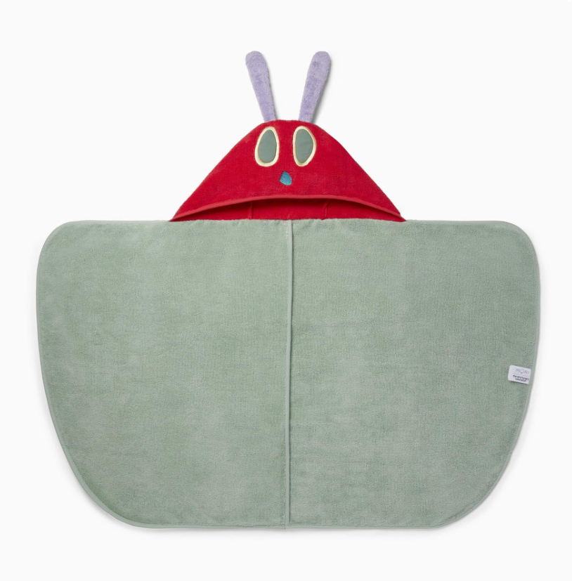 (Pre-Order) Mori + The Very Hungry Caterpillar Hooded Bath Towel