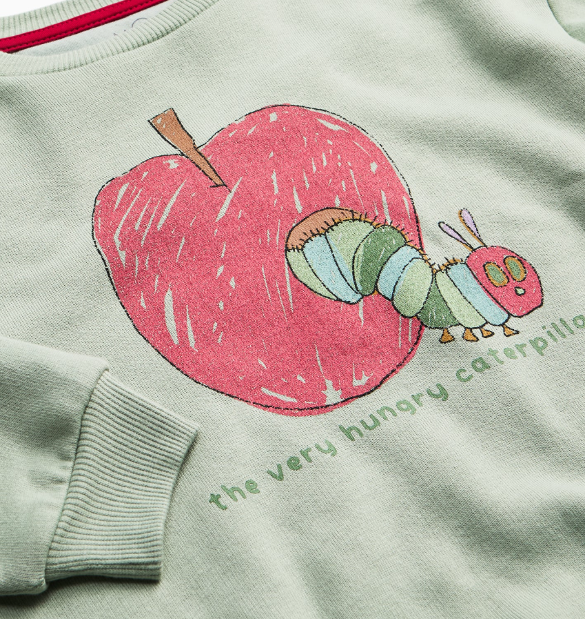 (Pre-Order) Mori + The Very Hungry Caterpillar Sweatshirt
