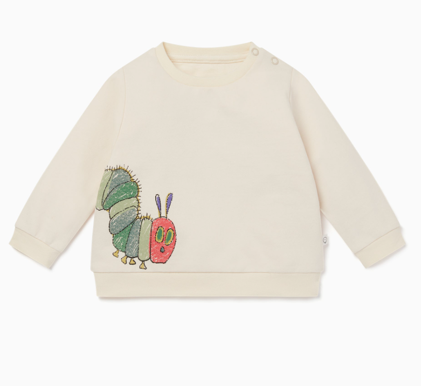 (Pre-Order) Mori + The Very Hungry Caterpillar Sweatshirt & Leggings Outfit