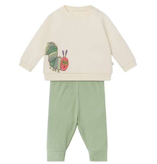(Pre-Order) Mori + The Very Hungry Caterpillar Sweatshirt & Leggings Outfit