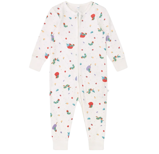 (Pre-Order) Mori + The Very Hungry Caterpillar Clever Zip Sleepsuit