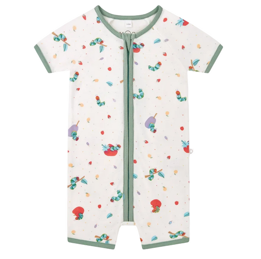(Pre-Order) Mori + The Very Hungry Caterpillar Zip Summer Sleepsuit