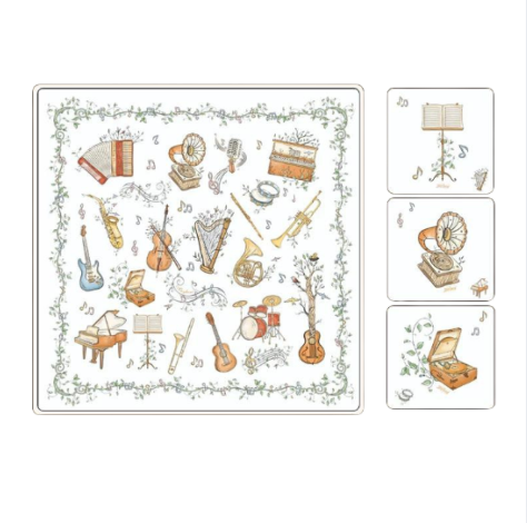 (Pre-Order) Tiny Beni Multiuse Blanket/Swaddle Include 3pcs Matching Handkerchief