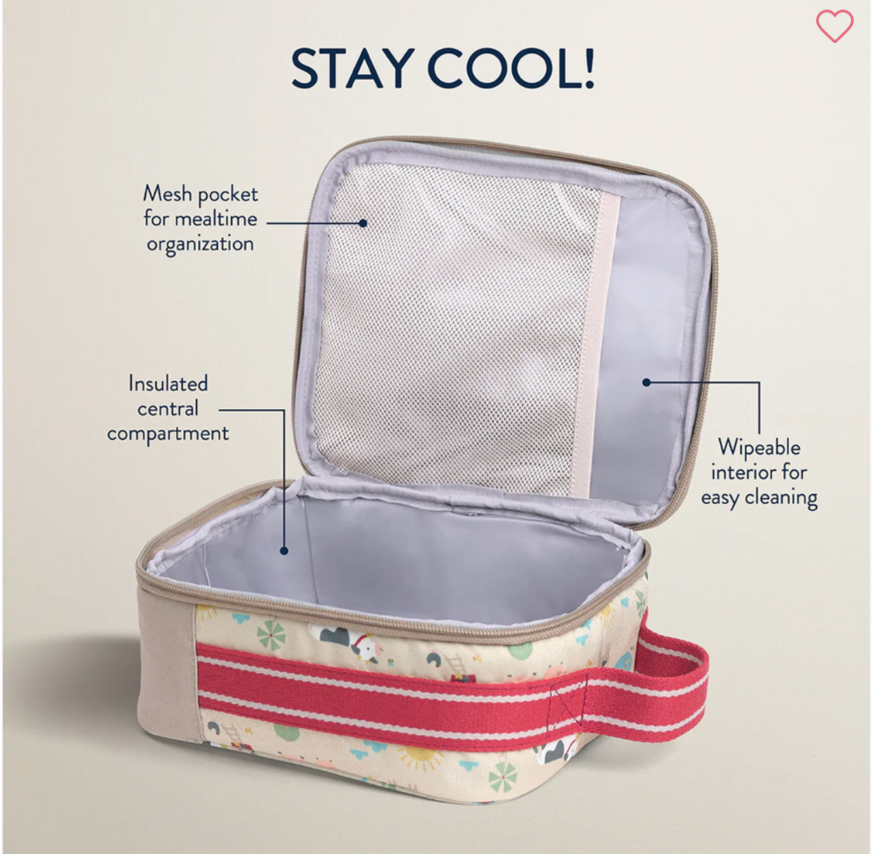 (Pre-order) Itzy Ritzy Toddler Lunch Bag Farm