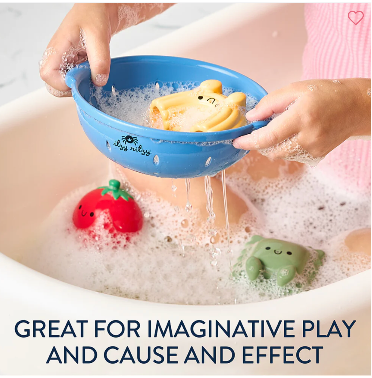 (Pre-order) Itzy Ritzy Itzy Pals - Bath Toys Pasta