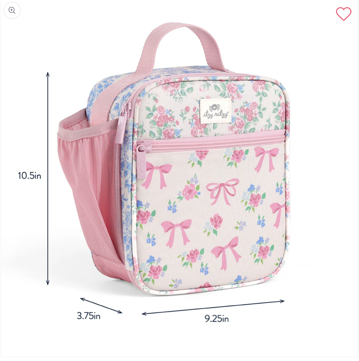 (Pre-order) Itzy Ritzy Toddler Lunch Bag Ribbon & Roses