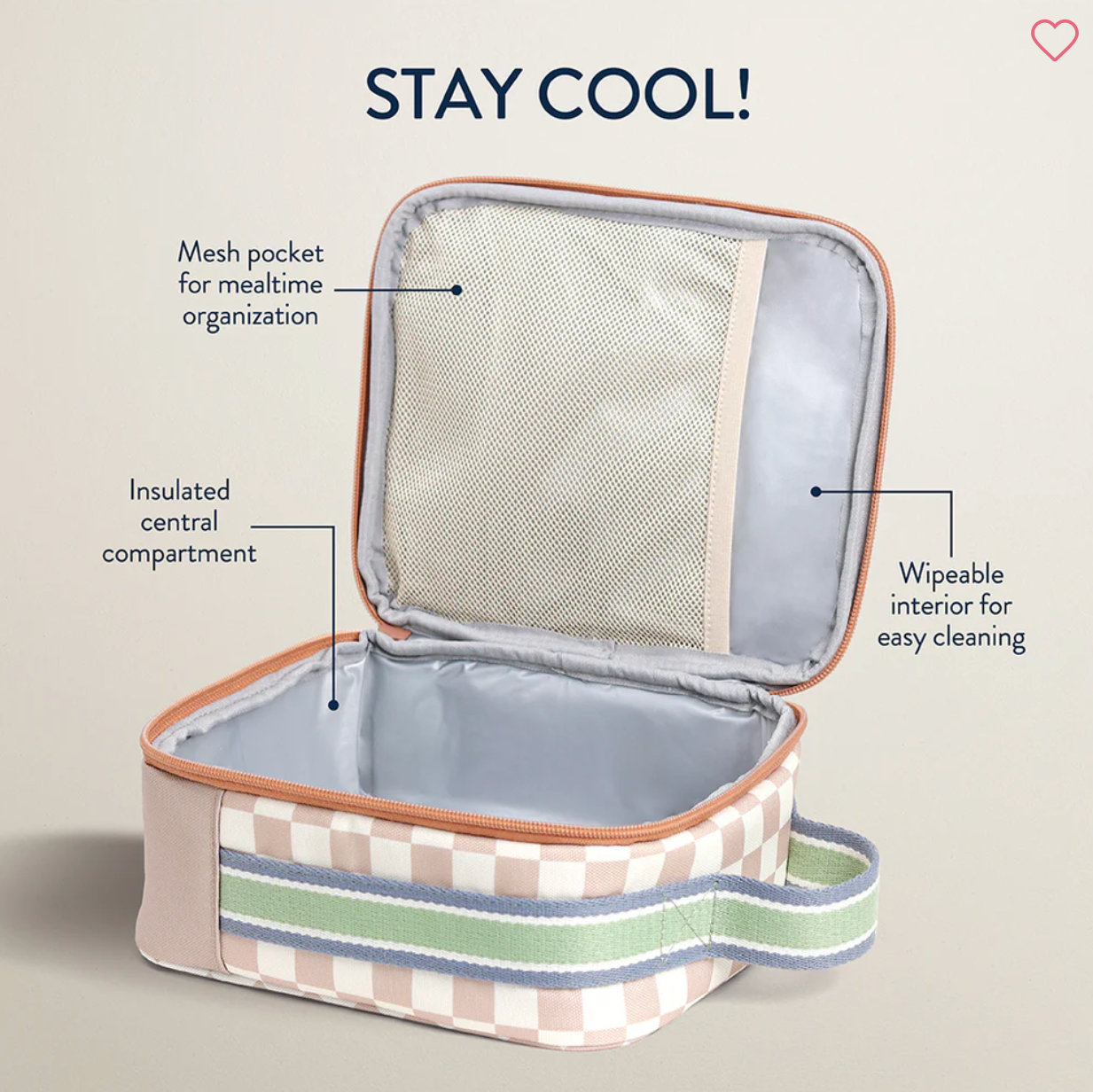 (Pre-order) Itzy Ritzy Toddler Lunch Bag Checkered