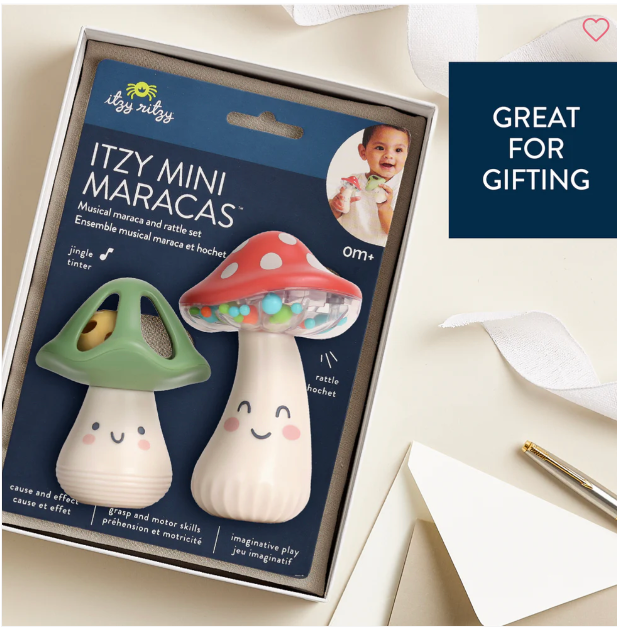 (Pre-order) Mini Maracas Musical Rattle Set
