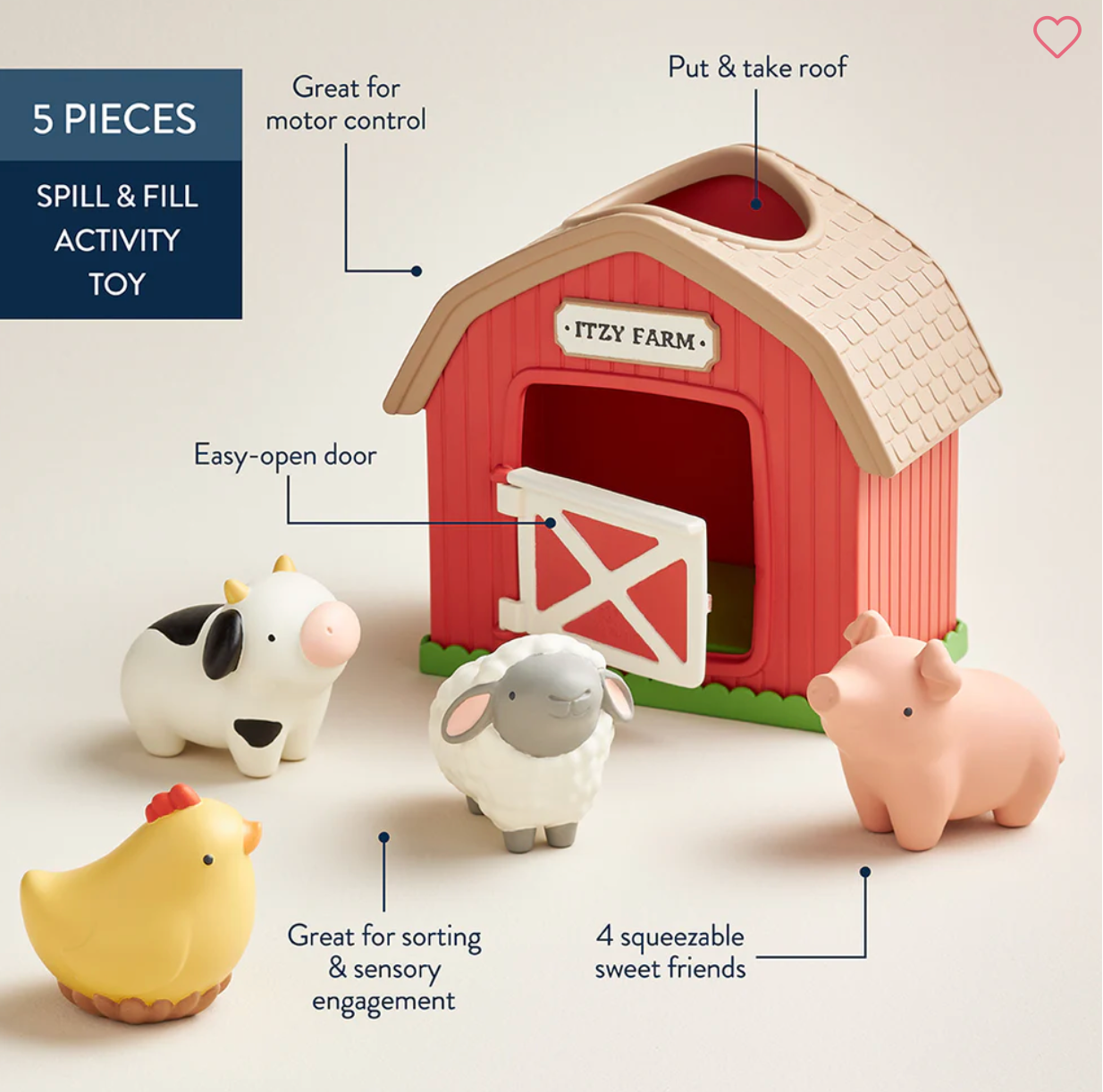 (Pre-order) Itzy Ritzy Put & Take Toy Farm