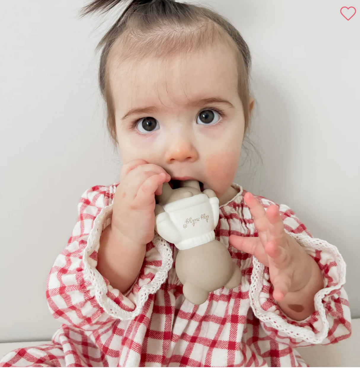 (Pre-order) Itzy Ritzy Natural Rubber Teether - Bear