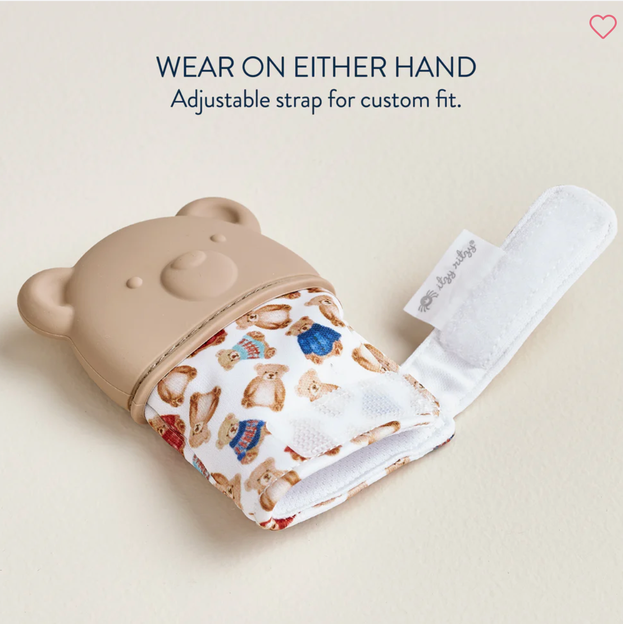 (Pre-order) Itzy Ritzy Teething Mitten Bear