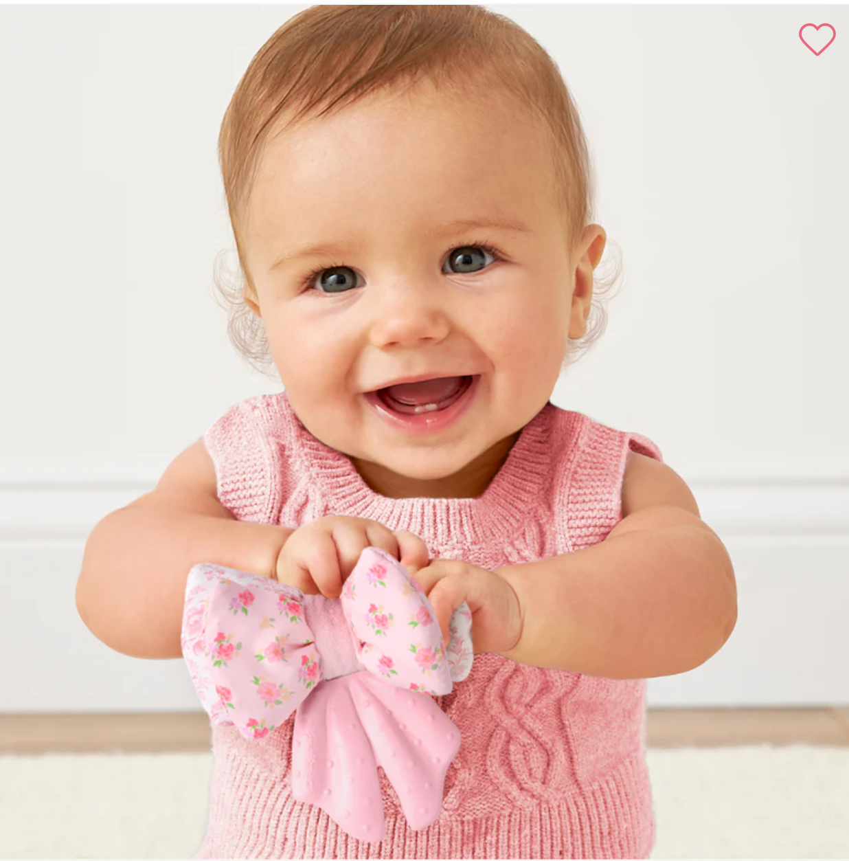 (Pre-order) Itzy Ritzy Sweetie Crinkle Sensory Teether Ribbon