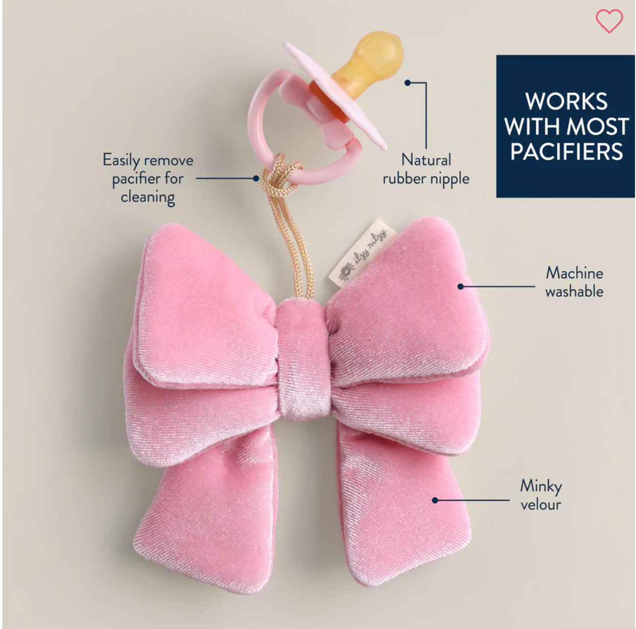 (Pre-order) Itzy Ritzy Natural Rubber Pacifier