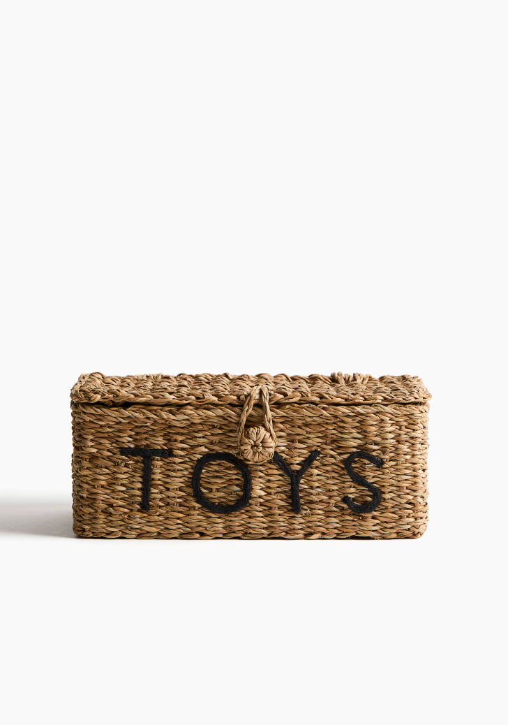 (Pre-order) H&M Home Lidded Toy Box 32x23x13cm