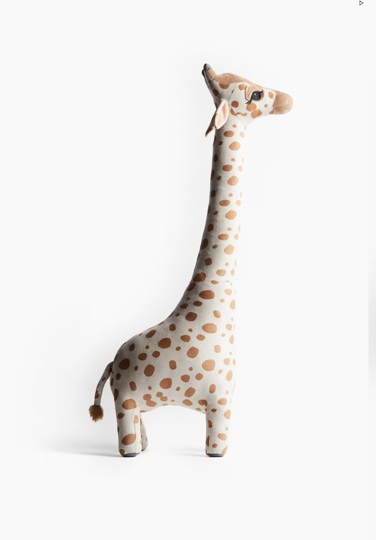 (Pre-order) H&M Home Large soft toy - Giraffe H:100cm