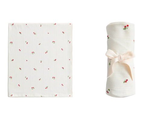 (Pre-order) H&M Home Pointelle-knit baby blanket 80x100cm