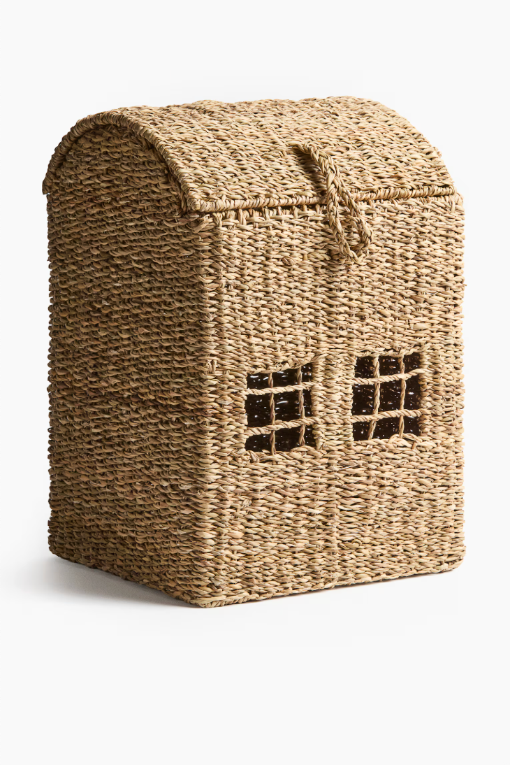 (Pre-order) H&M Home Large house-shaped Storage Basket 33x33x50cm