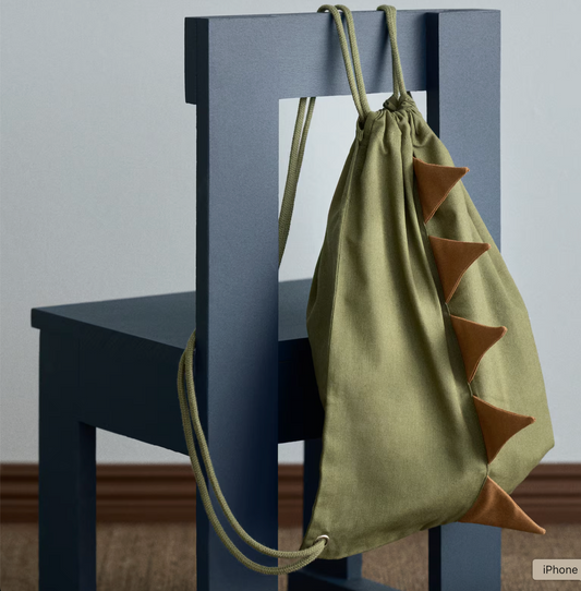 (Pre-order) H&M Home Dinosaur-inspired gym bag