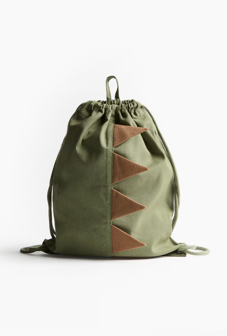 (Pre-order) H&M Home Dinosaur-inspired gym bag