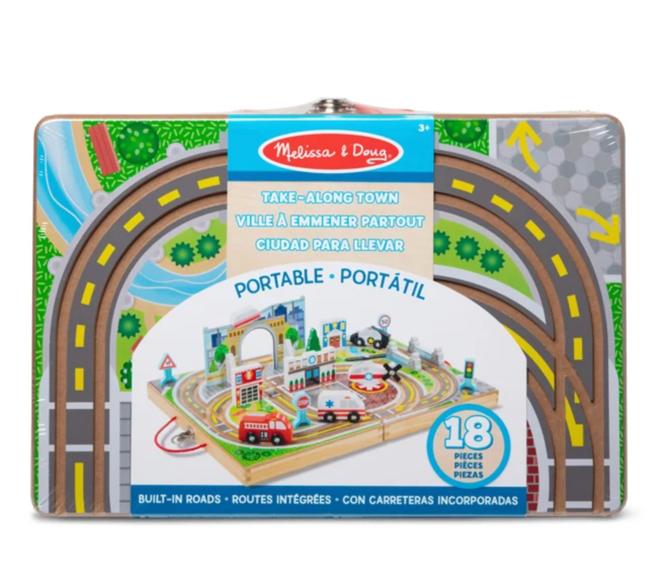 Melissa & Doug Take-Along Town Portable Toy