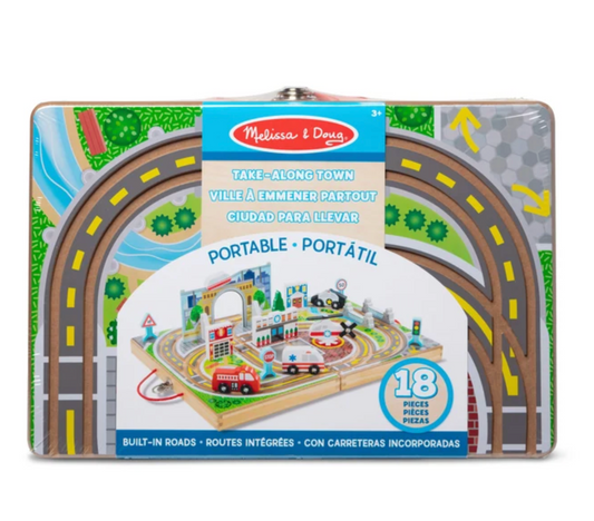 Melissa & Doug Take-Along Town Portable Toy