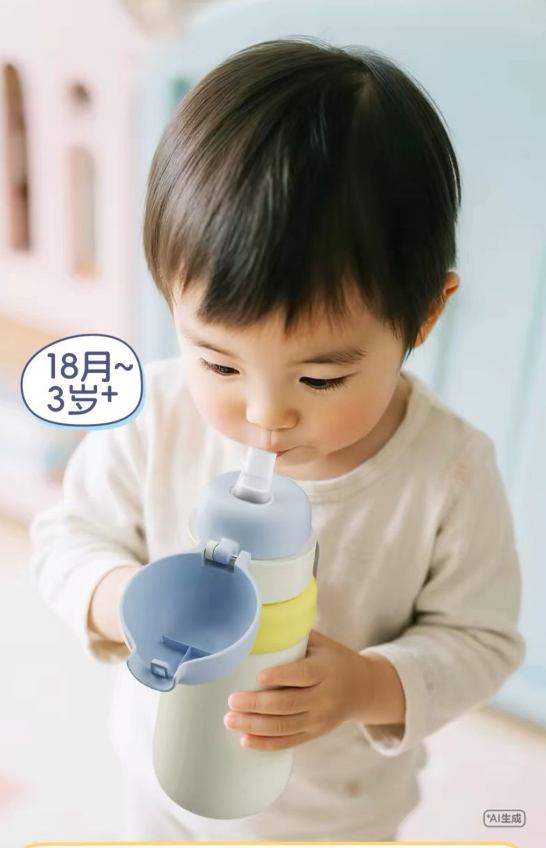Pigeon Dual Use Insulated Water Bottle 500ml 18M-3Y