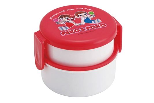(Pre-Order) Skater lunch box 2 tiers/500ml Peko-chan funny pattern