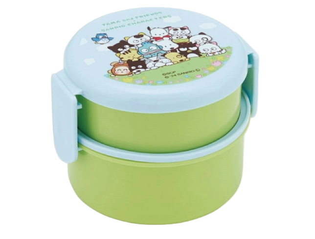 (Pre-Order) Skater Lunch Box 2 tiers/500ml Tama ×Sanrio Characters