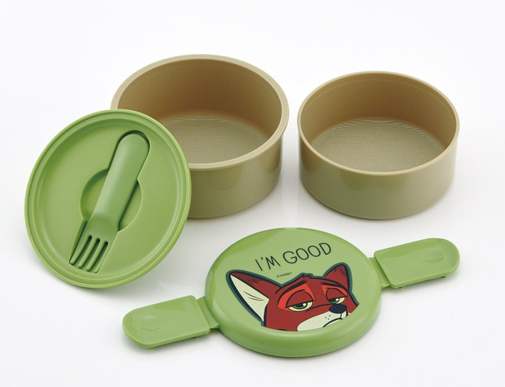 (Pre-Order) Skater  Lunch Box 2 Tiers/500ml Zootopia Nick