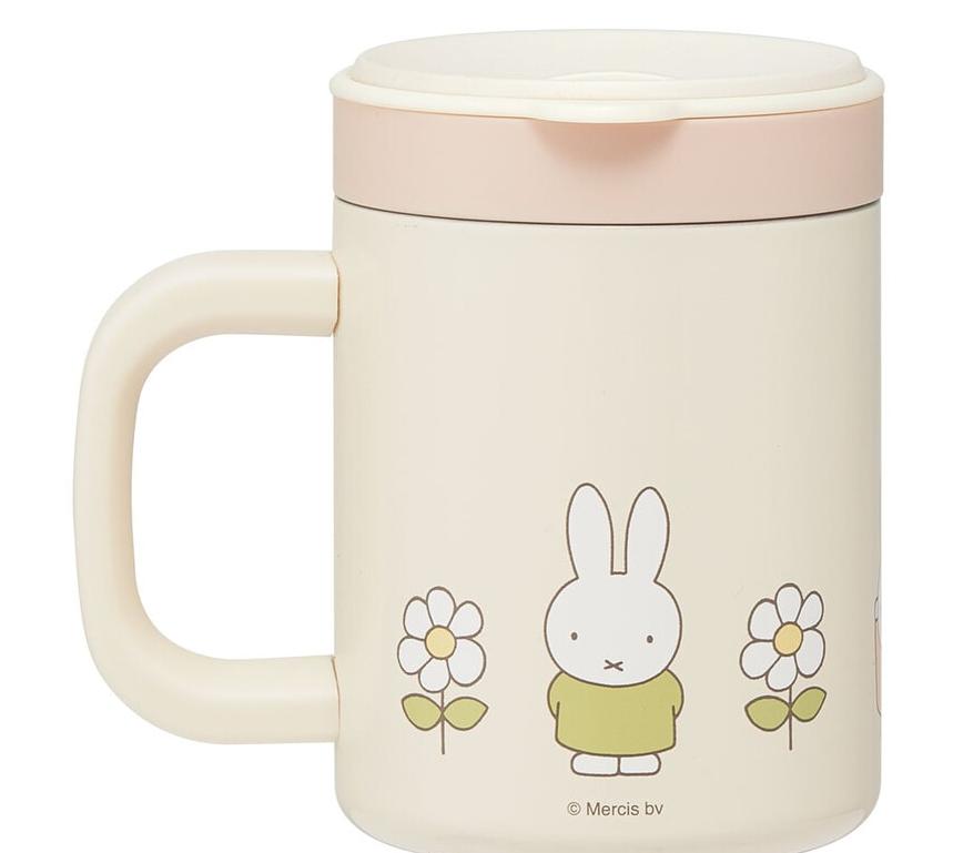 (Pre-Order) Skater With inner cup stainless steel mug cup cup heat preservation cold insulation Miffy
