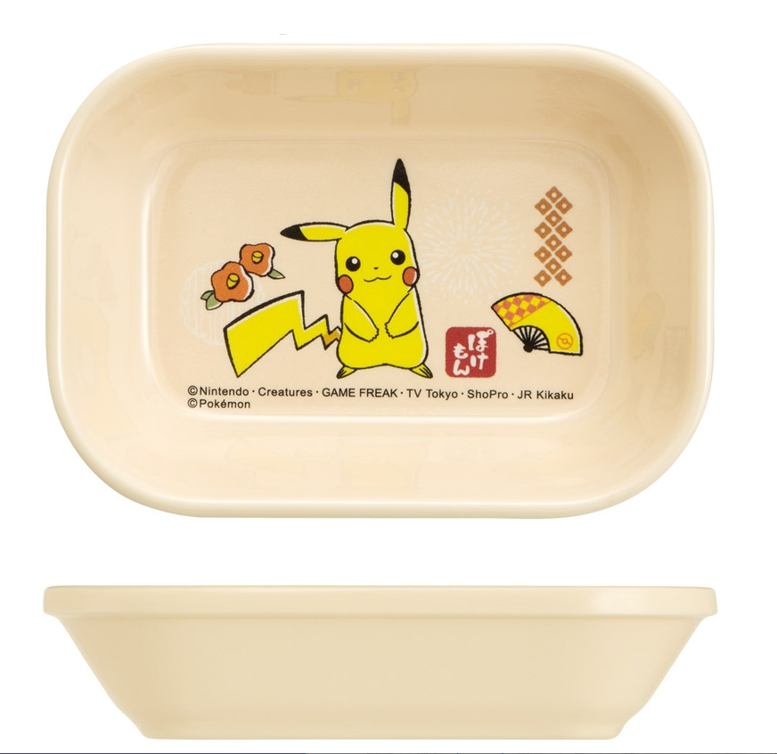 (Pre-Order) Skater Melamine Dish Tray, Small, Plate, Pokemon, Pikachu