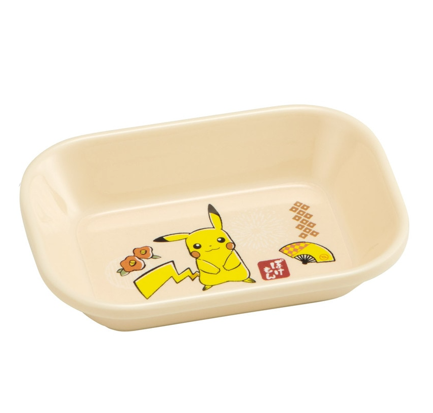 (Pre-Order) Skater Melamine Dish Tray, Small, Plate, Pokemon, Pikachu