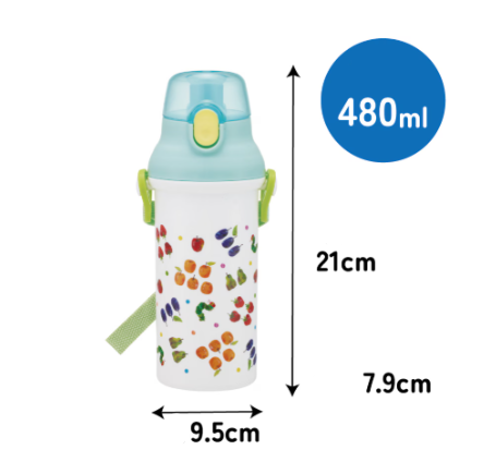 (Pre-Order) Skater + The Very Hungry Caterpillar water bottle 480ml