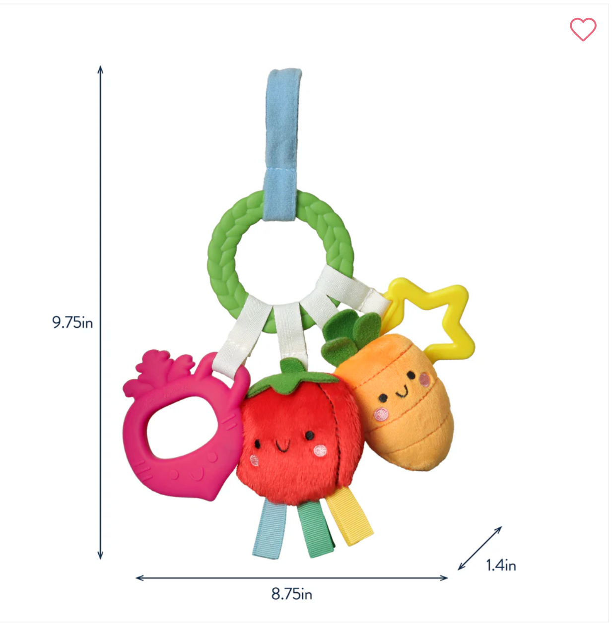 (Pre-order) Itzy Ritzy Bitzy Busy Ring Teething Activity Toy
