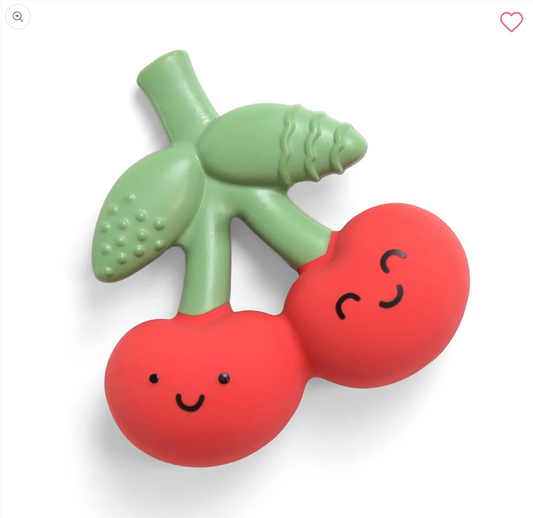 (Pre-order) Itzy Ritzy Natural Rubber Teether - Cherry