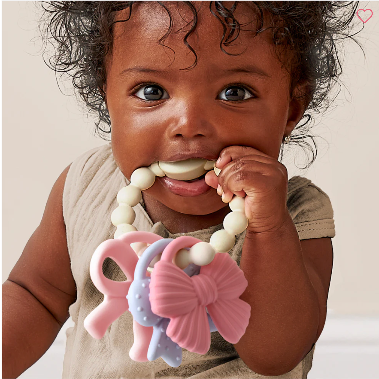 (Pre-order) Itzy Ritzy Trio Teether Ribbon
