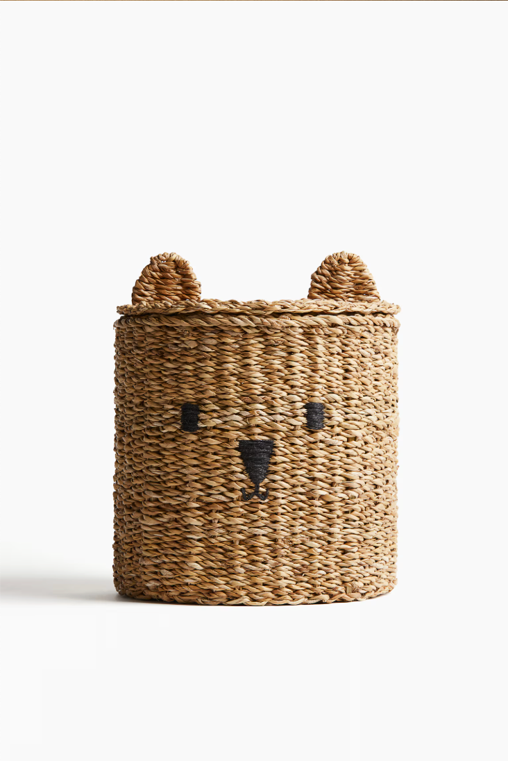 (Pre-order) H&M Home Storage Basket with a lid -  23x24cm