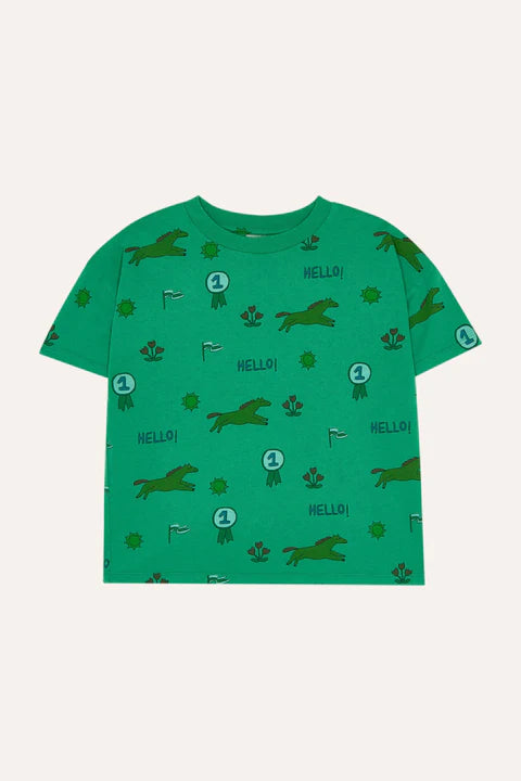 (Pre-Order)The Campamento Horses Allover Oversized Tshirt