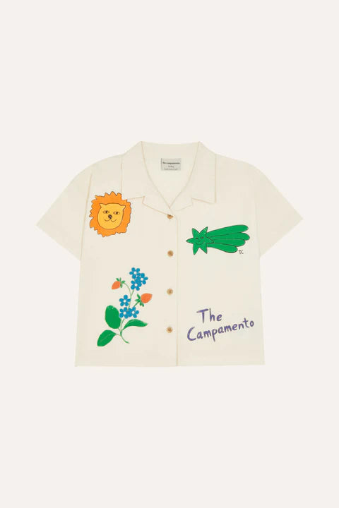(Pre-Order)The Campamento Drawings Ecru Shirt