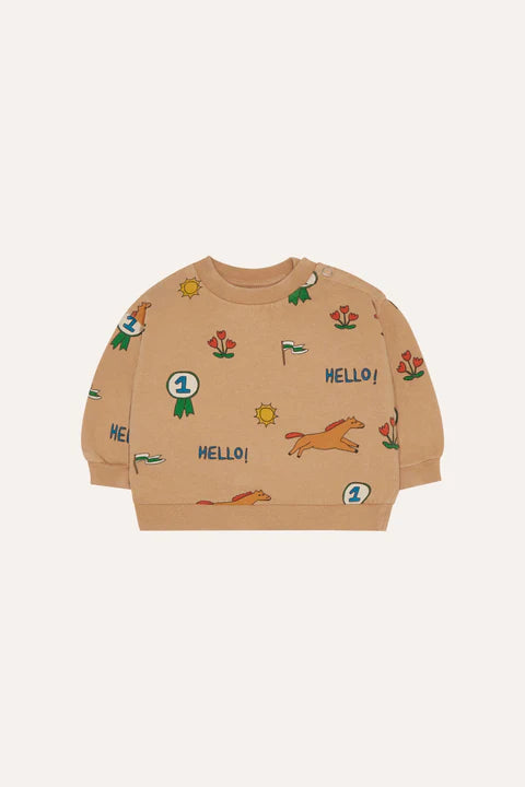 (Pre-Order)The Campamento Horses Allover Baby Sweatshirt