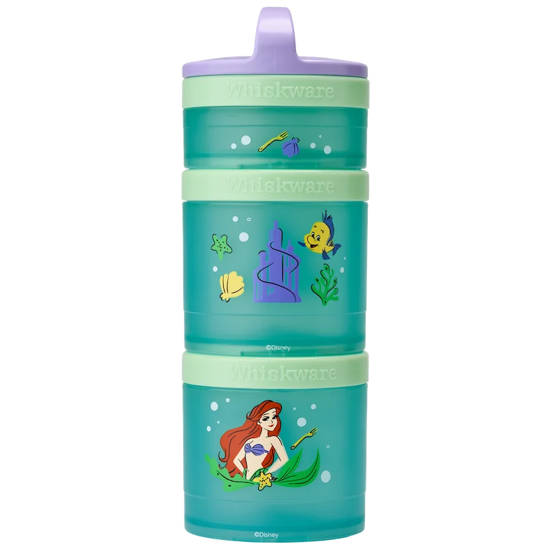 (Pre-Order)Disney Princess Snack Containers Ariel & Flounder