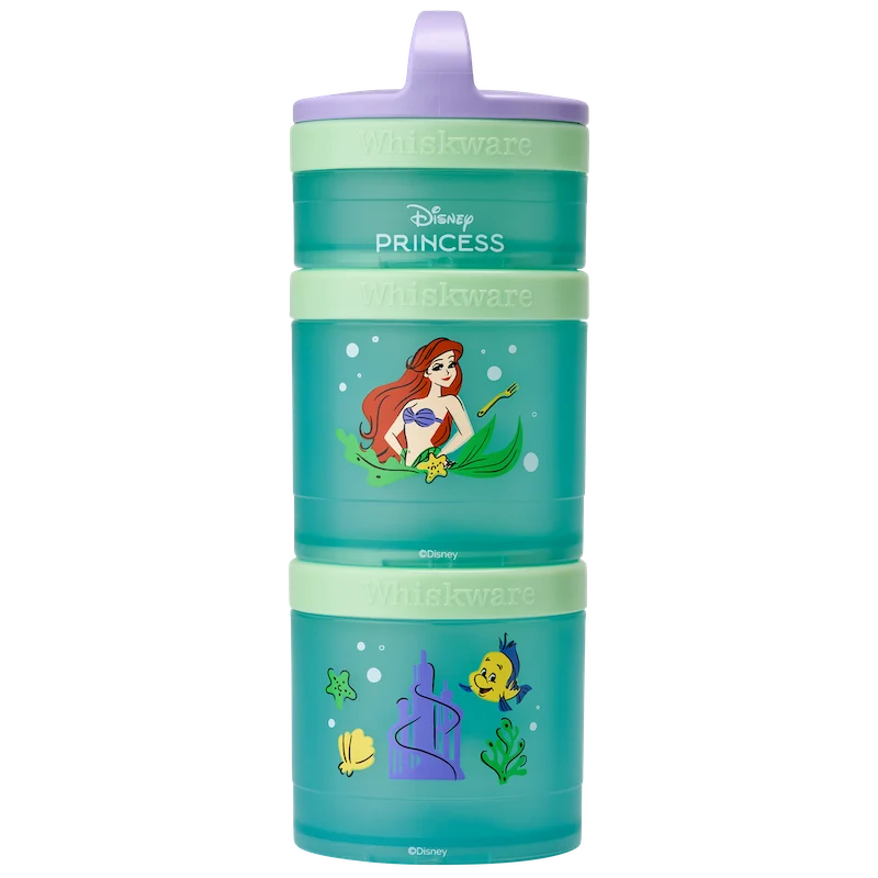 (Pre-Order)Disney Princess Snack Containers Ariel & Flounder