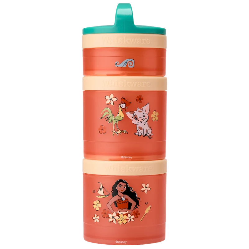 (Pre-Order)Disney Princess Snack Containers Moana, Hei Hei, & Pua
