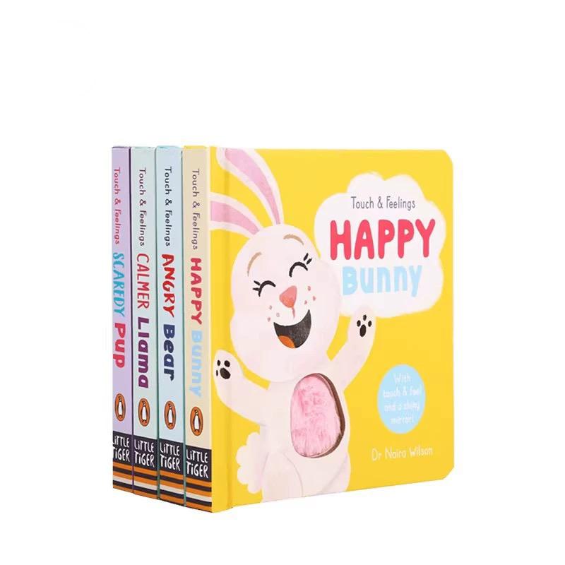 (Pre-Order) Caterpillar Little Bean Full English Touch&Feelings Set of 4