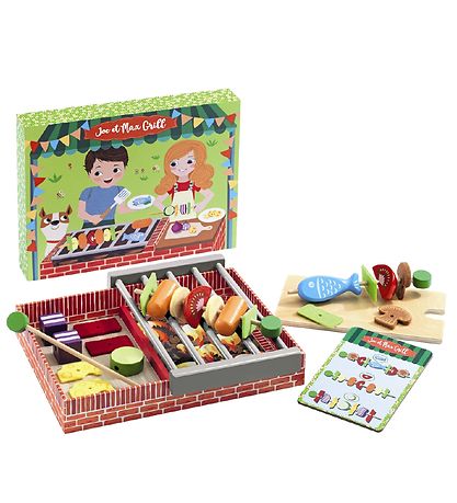 (Pre-Order) Djeco Grill - 20x19 cm - Wood - Joe & Max