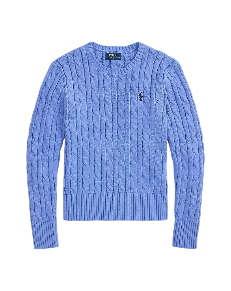 (Pre-Order) Ralph Lauren Cable-Knit Cotton Sweater Litchfield Blue