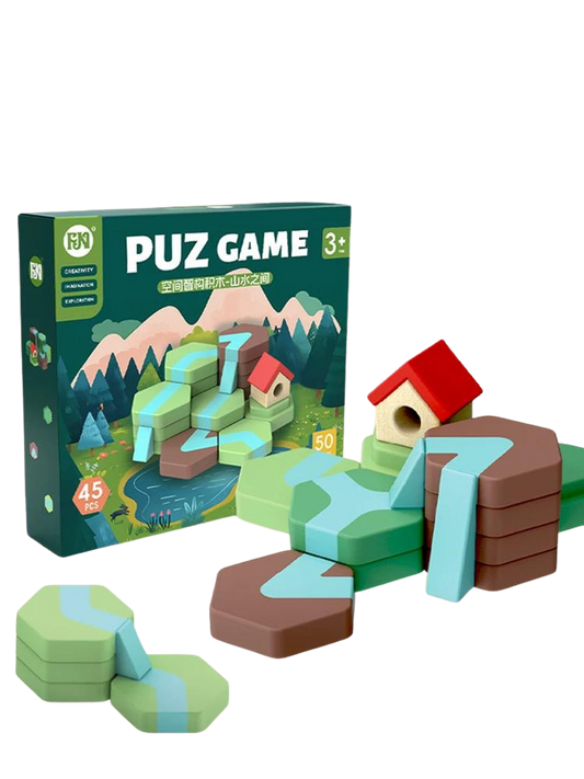 (Pre-Order) Feijiani Puzz Game Wooden Toys