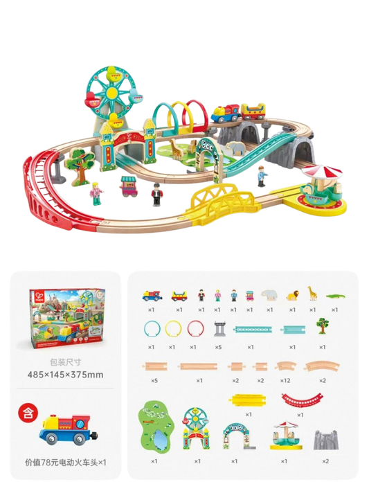 (Pre-Order) Hape Joyful Ride Railway Set